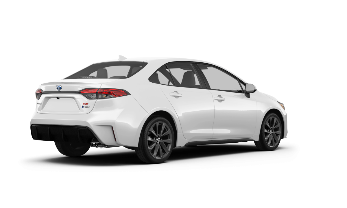 Toyota Corolla Cross Hybrid  - Back view Toyota Corolla Cross Hybrid  - Back view